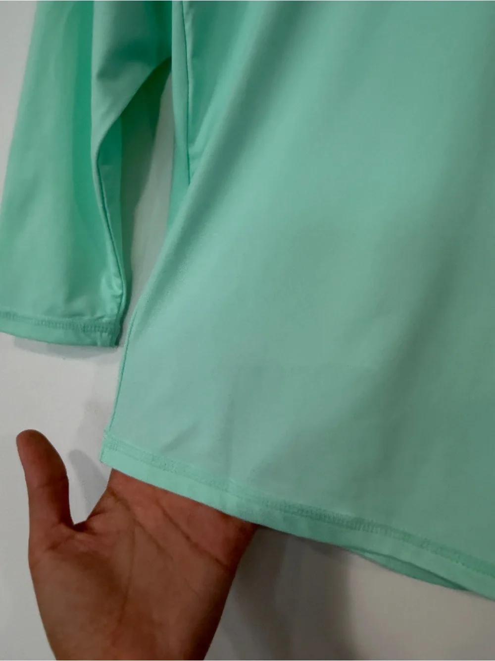 Disney Mint Green Mickey Mouse Long-Sleeve Rash Guard
